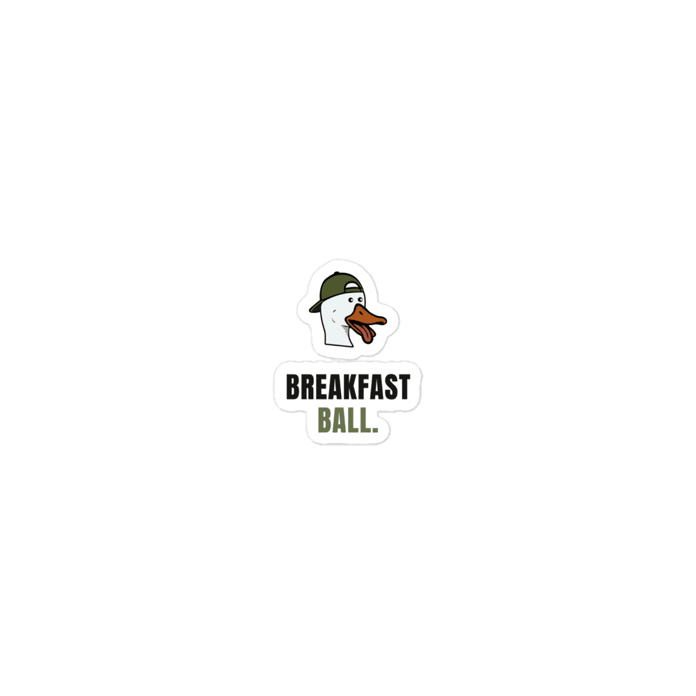 Breakfast Ball Sticker