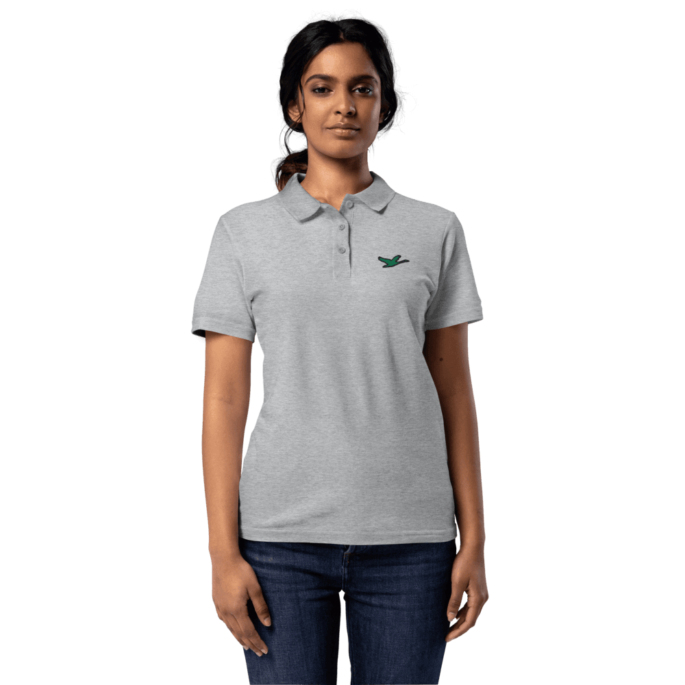 Women's Grown Goose Polo — Grey · Green